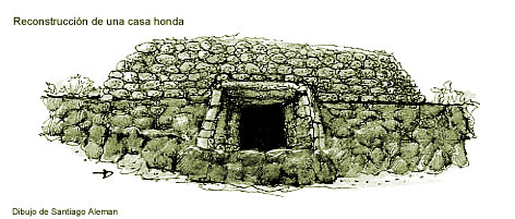 Casa honda, ilustración de Santiago Alemán