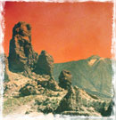 Roques de Garc�a, con El Teide al fondo