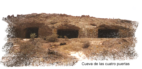 Cueva de las Cuatro Puertas, en Gran Canaria